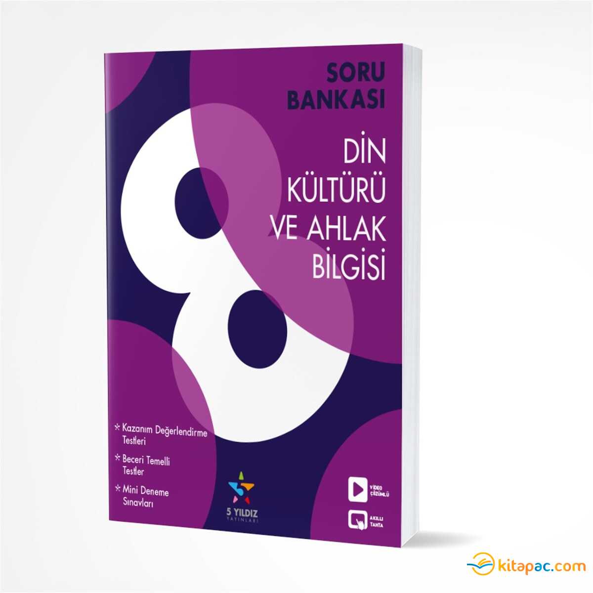 5 Yıldız 8.sınıf Din Kültürü Ve A.b. Soru Bankası
