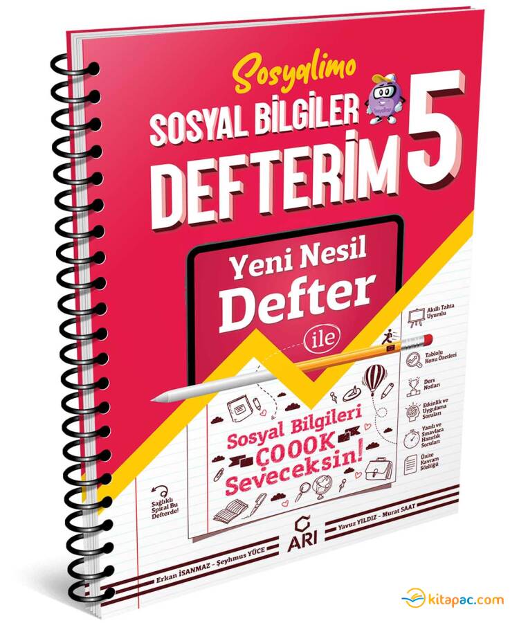 ARI 5.Sınıf Sosyalimo SOSYAL BİLGİLER Defteri - 1