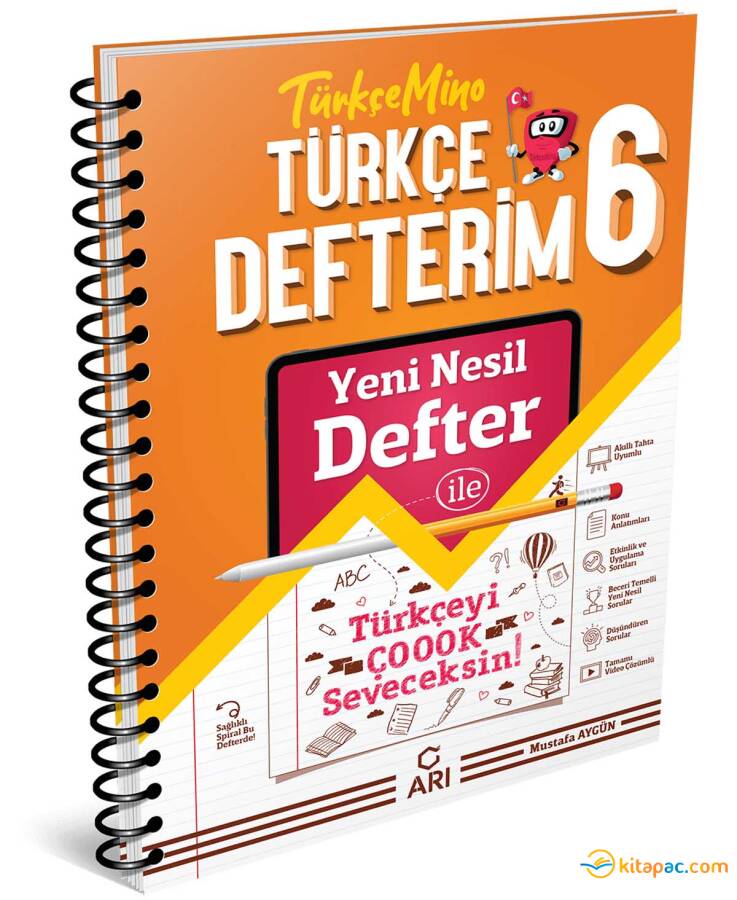 ARI 6.Sınıf TürkçeMino TÜRKÇE Defterim - 1