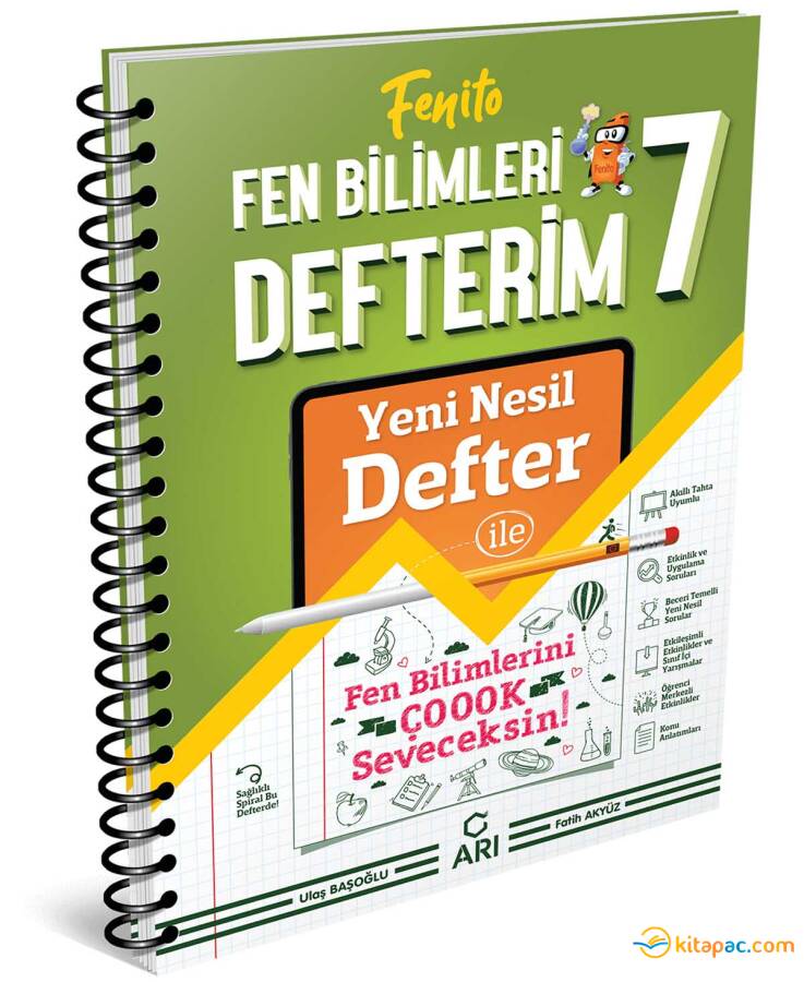 ARI 7.Sınıf Fenito FEN BİLİMLERİ Defteri - 1