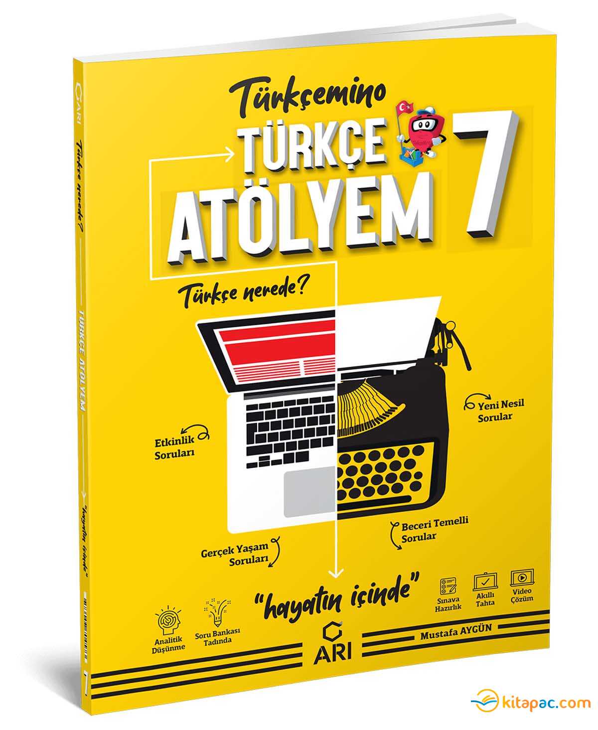 Arı 7.sınıf Türkçemino Türkçe Atölyem  + Yazılı Eki