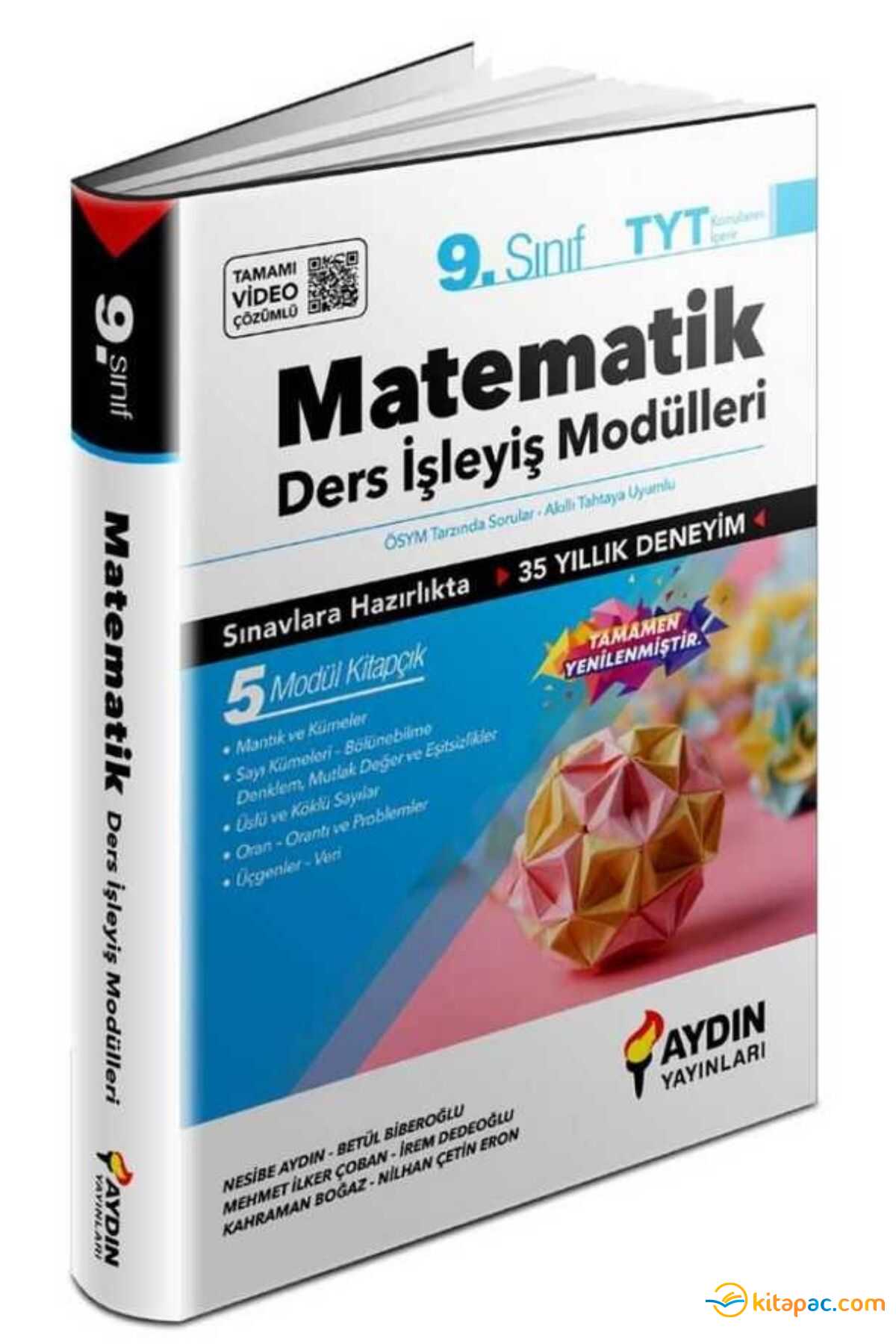 Aydın 9.sınıf Matematik Ders İşleyiş Modülleri