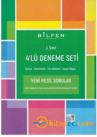 Bilfen 3.sınıf 4 Lü Deneme Seti