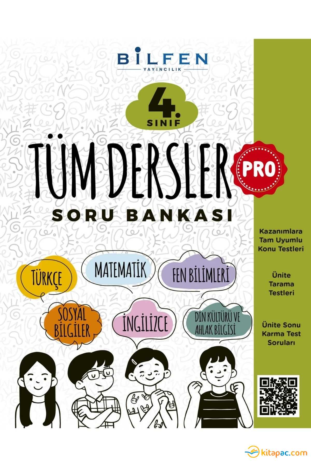 Bilfen 4.sınıf Pro Tüm Dersler Soru Bankası