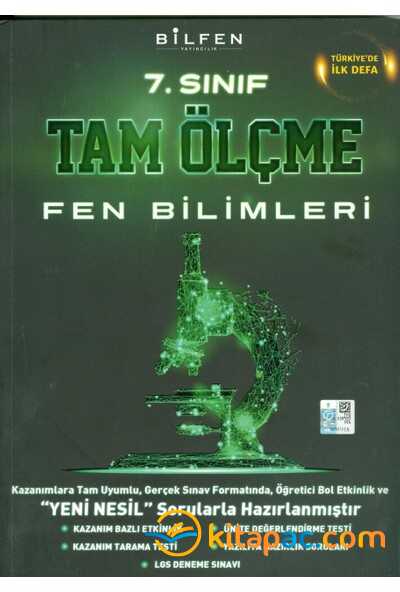 Bilfen 7.sınıf Fen Bilimleri Tam Ölçme