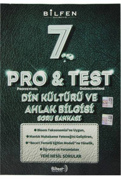 BİLFEN 7.Sınıf PROTEST DİN KÜLTÜRÜ Soru Bankası - 1