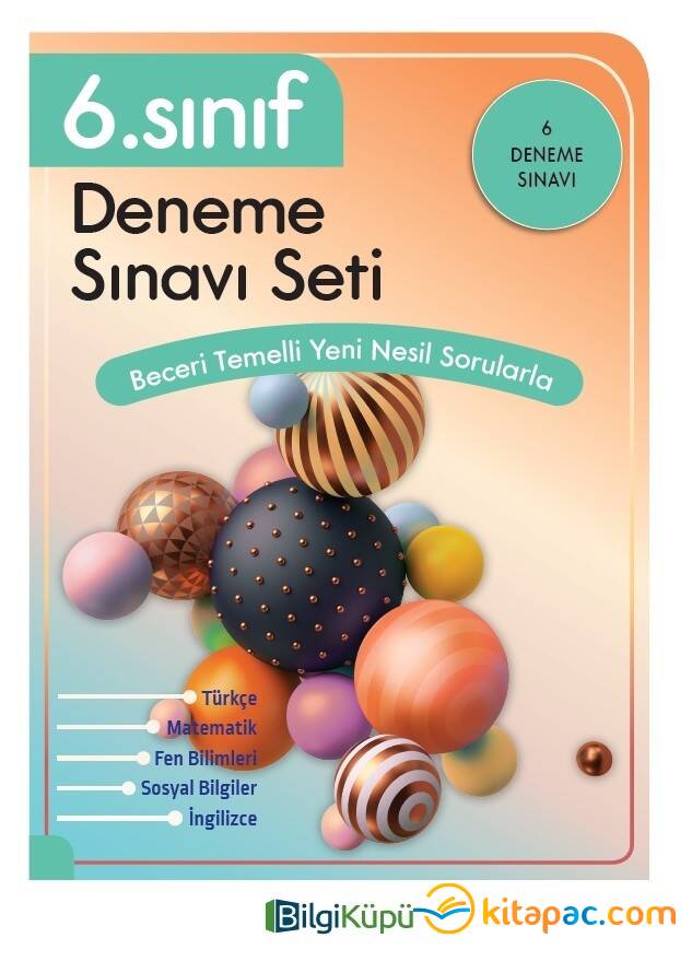 BİLGİKÜPÜ 6.Sınıf LGS DENEME SINAVI SETİ - 1