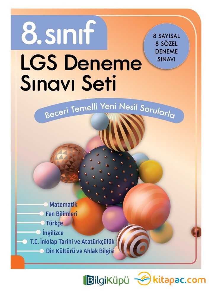 Bilgiküpü 8.sınıf Lgs Deneme Sınavı Seti