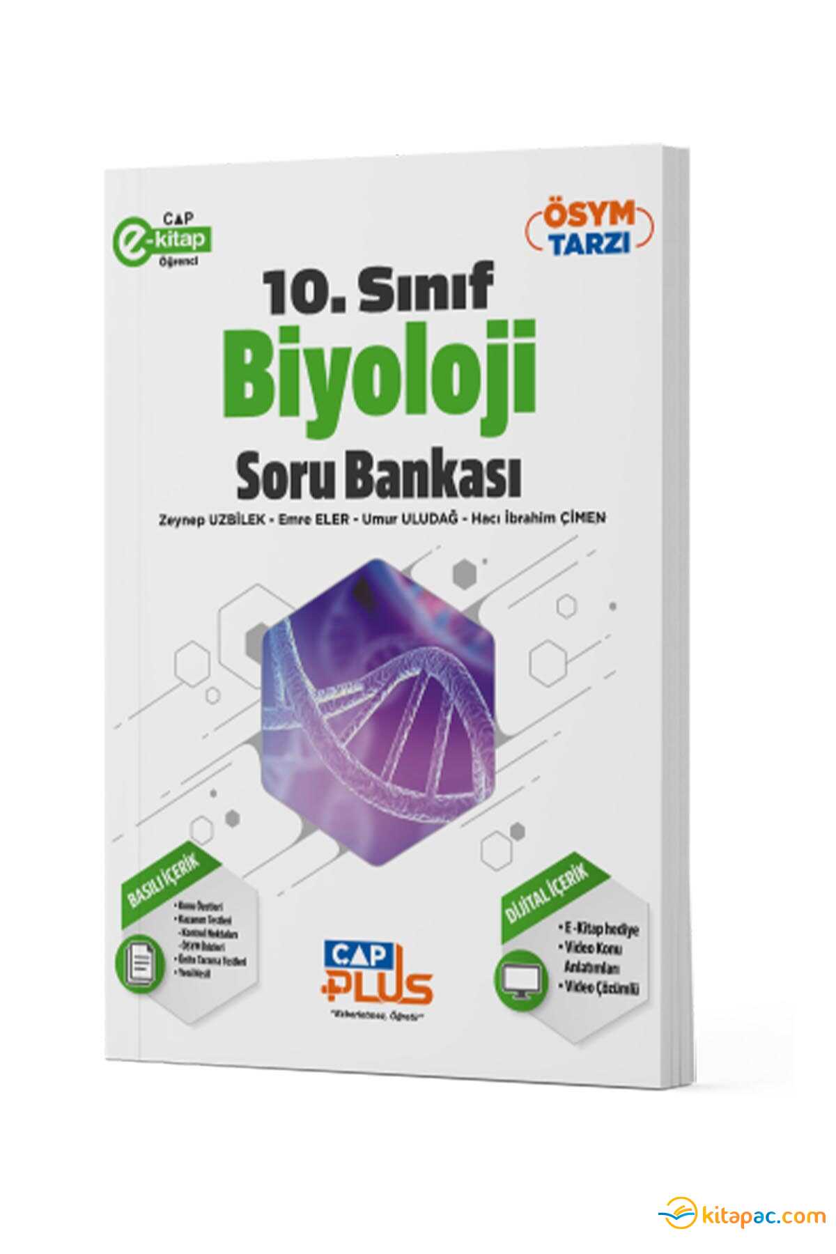 Çap 10.sınıf Biyoloji Plus Soru Bankası Anadolu Lisesi