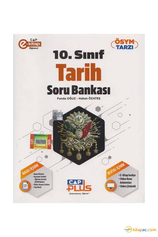 ÇAP 10.Sınıf TARİH Plus Soru Bankası Anadolu Lisesi - 1