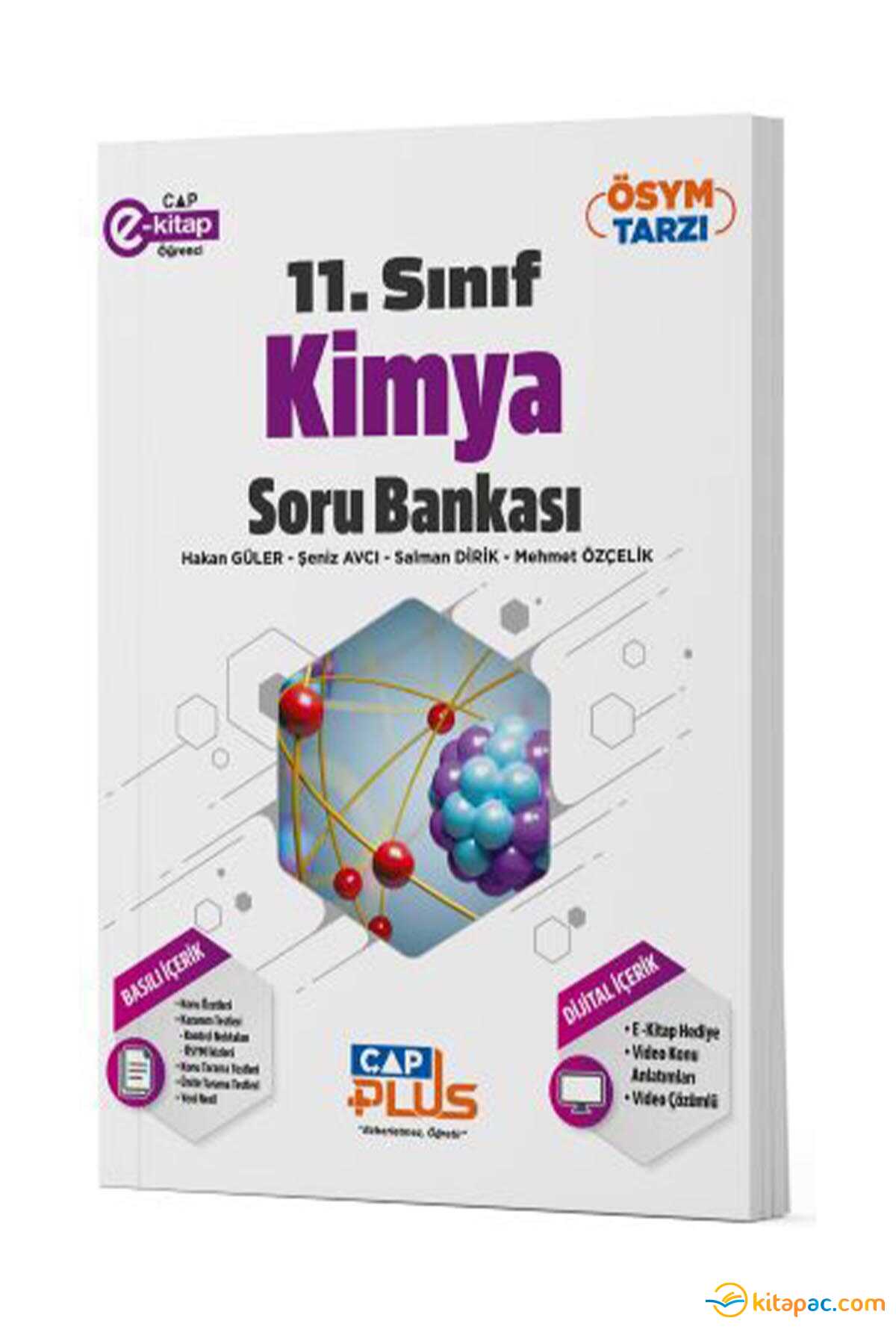 Çap 11.sınıf Kimya Plus Soru Bankası Anadolu Lisesi