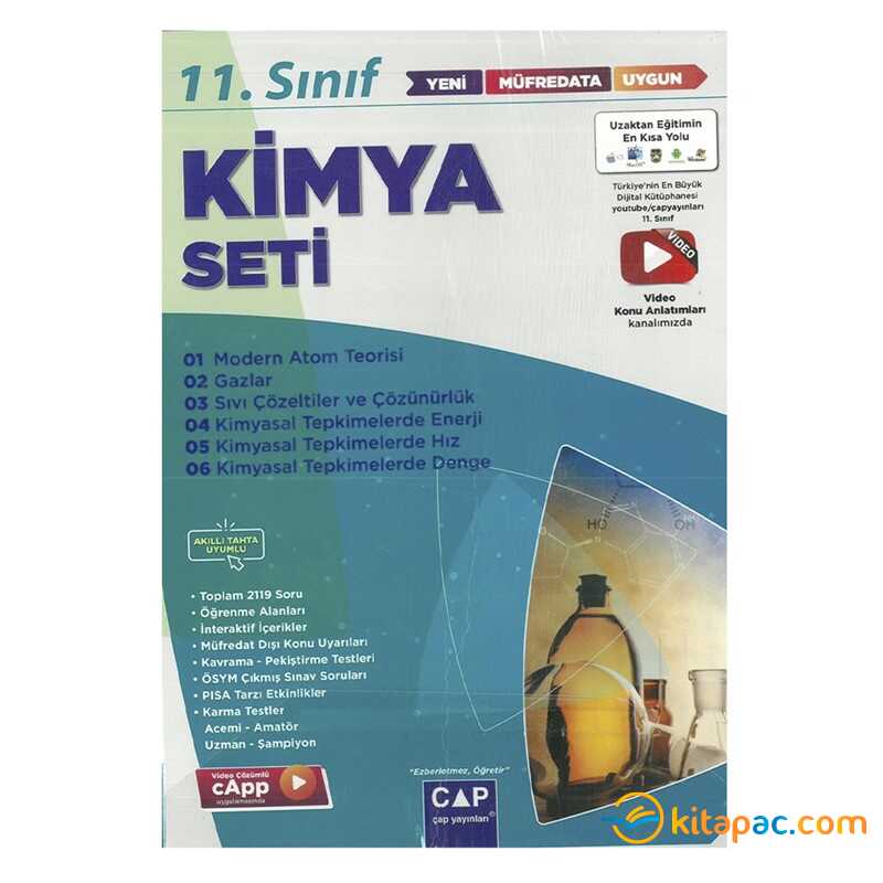 Çap 11.sınıf Kimya Seti Anadolu Lisesi