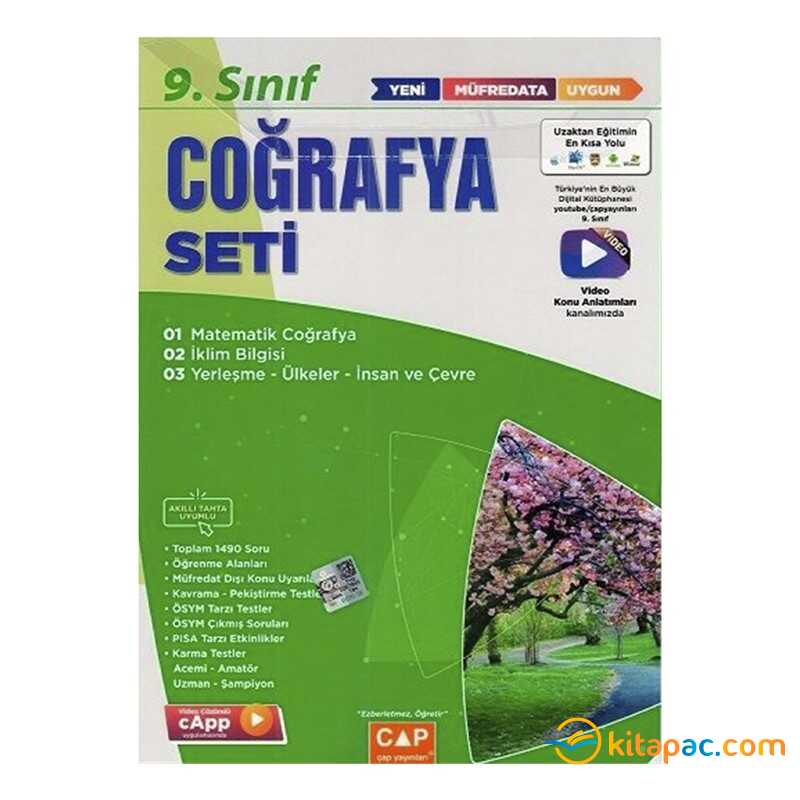 Çap 9.sınıf Coğrafya Seti Anadolu Lisesi