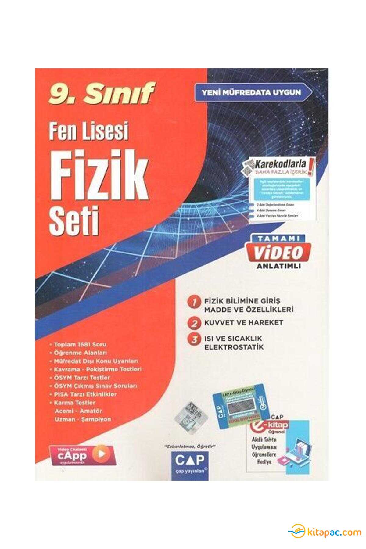 Çap 9.sınıf Fizik Set Fen Lisesi