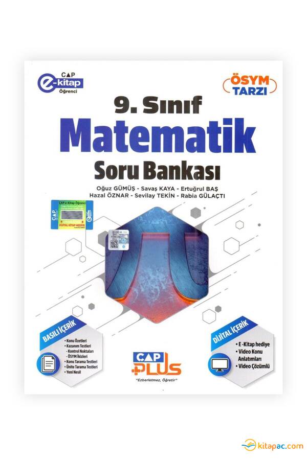 ÇAP 9.Sınıf MATEMATİK Plus Soru Bankası Anadolu Lisesi - 1