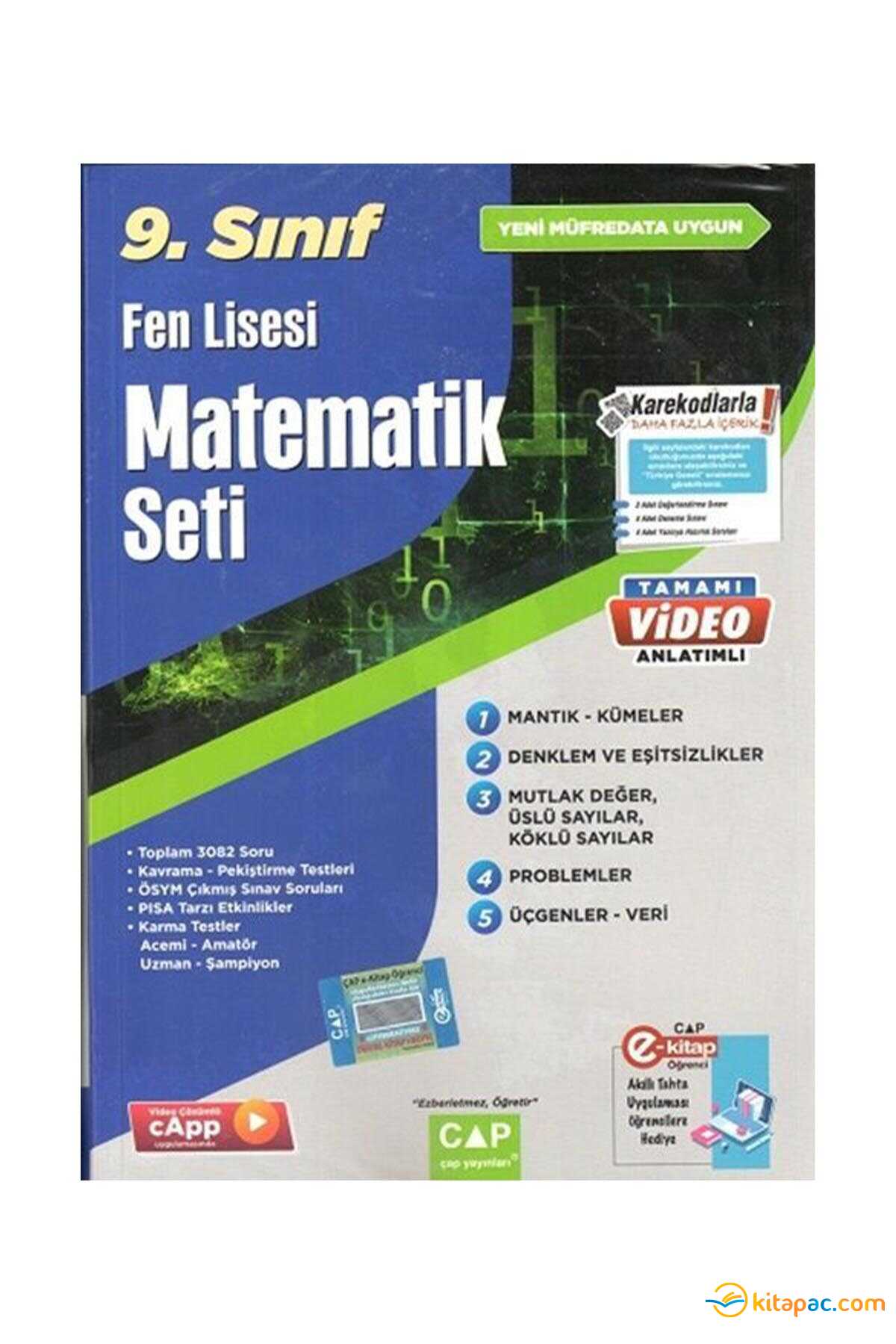 Çap 9.sınıf Matematik Set Fen Lisesi