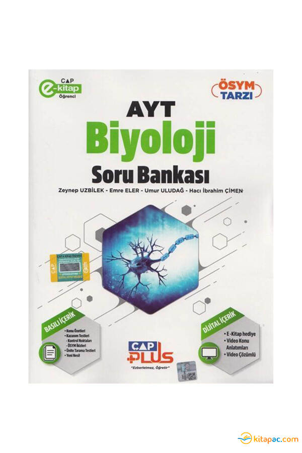 ÇAP AYT BİYOLOJİ Plus Soru Bankası - 1