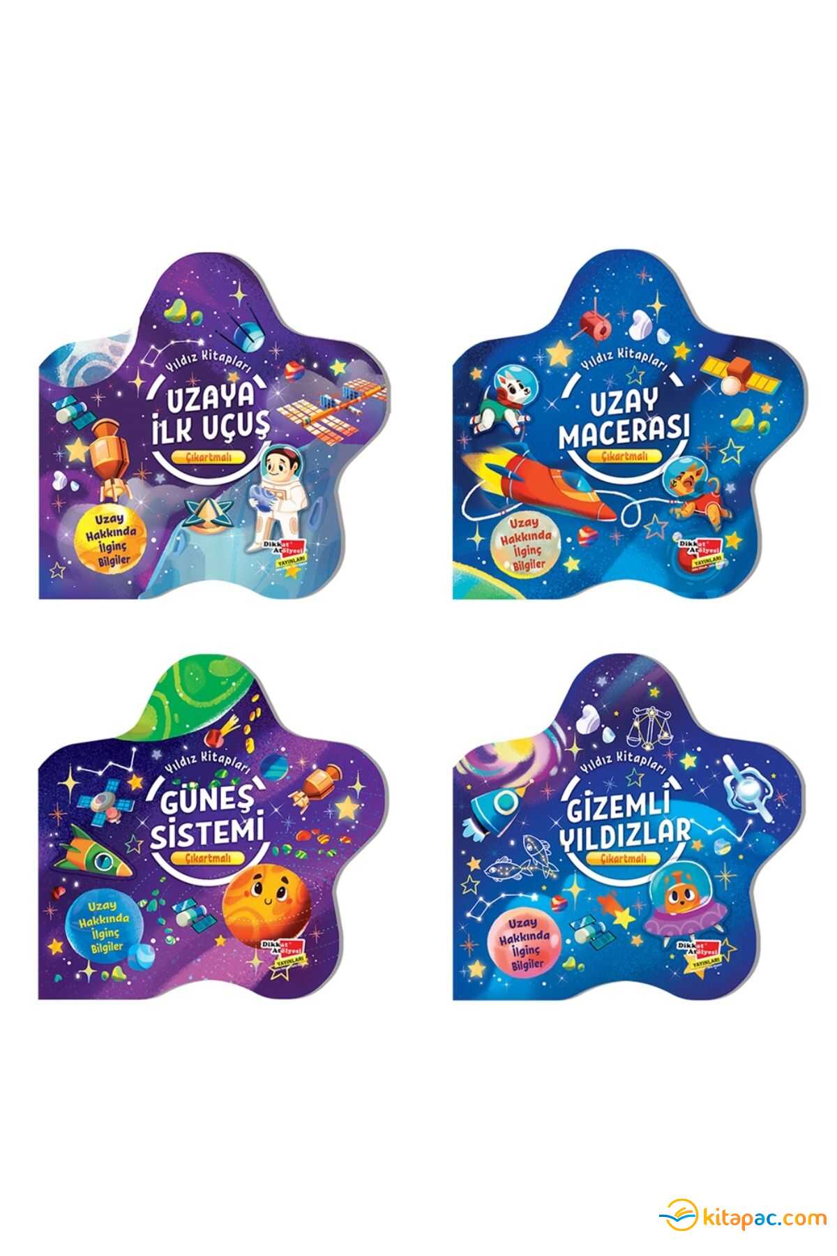 Çıkartmalı Yıldız Kitapları 4 Lü Set