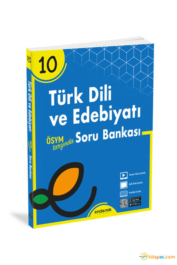 ENDEMİK 10.Sınıf Türk Dili ve Edebiyatı Soru Bankası - 1