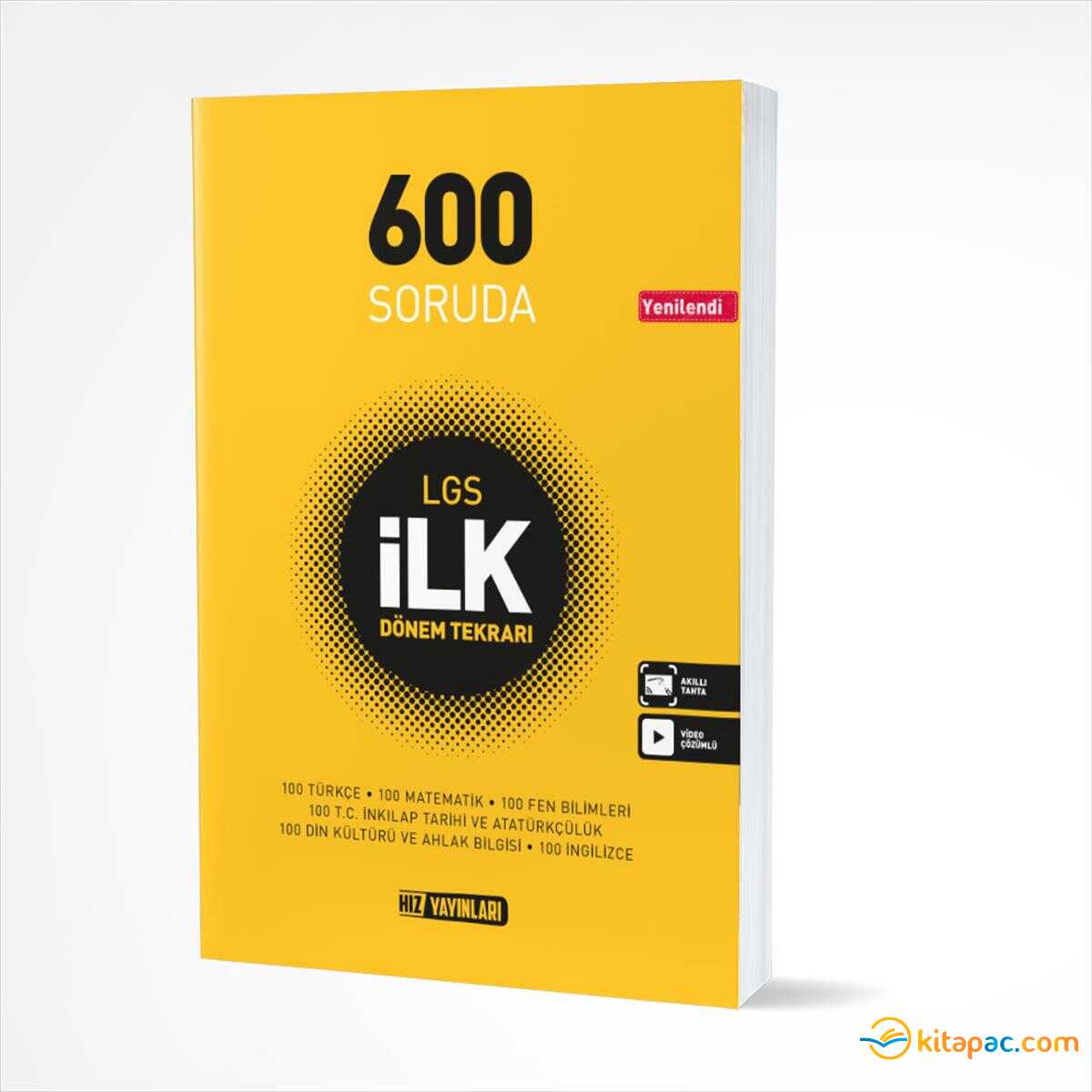 Hız 600 Soruda Lgs İlk Dönem Tekrarı