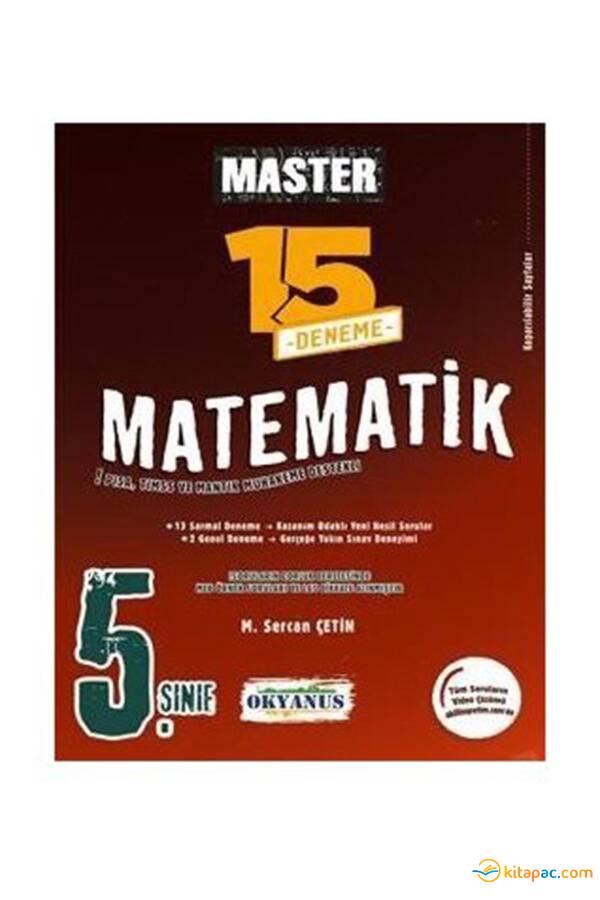 OKYANUS 5.Sınıf MASTER MATEMATİK 15 Deneme - 1