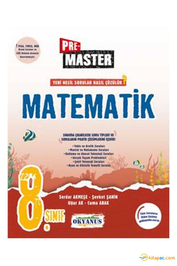 OKYANUS 8.Sınıf PRE MASTER MATEMATİK Soru Bankası - 1