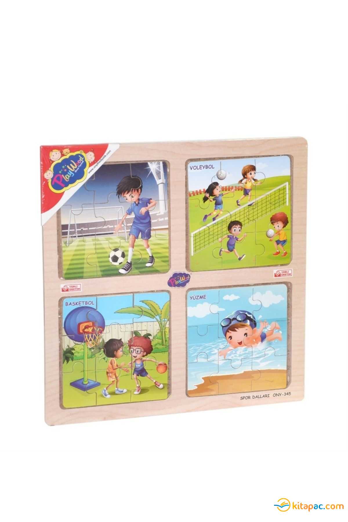 Onyıl Playwood Ahşap Eğitici Puzzle