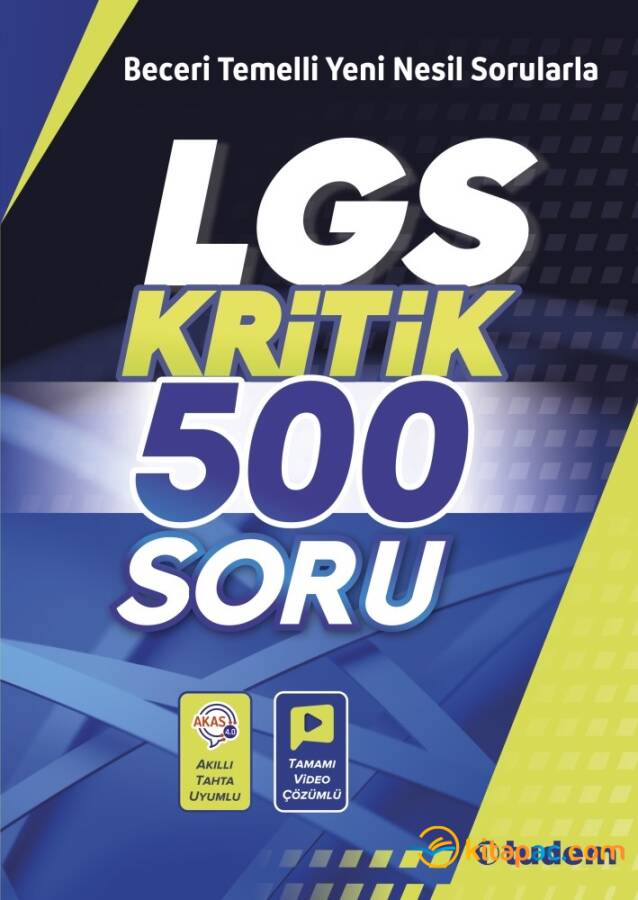TUDEM 8.Sınıf LGS KRİTİK 500 SORU - 1